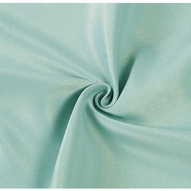 Kate Aurora Basic Drape Light Filtering Woven Jacquard Thermal Single Rod Pocket Curtain Panel