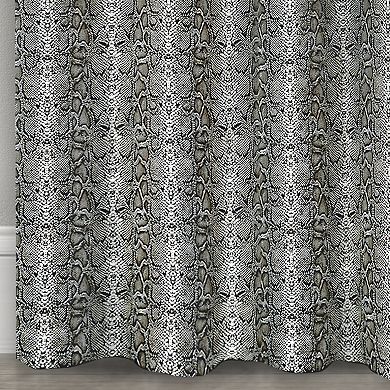 Kate Aurora Safari Living 2 Piece Python Room Darkening Grommet Top Curtain Panels