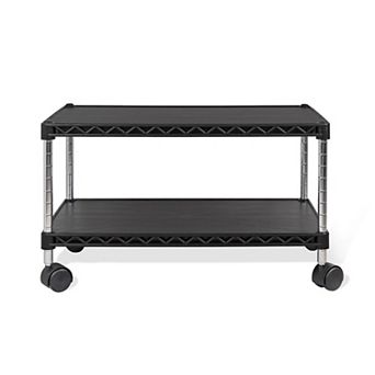 Zbrands // Printer Stand Cart Mini, 15" X 10.6", Mobile Fax Stand With Swivel Wheels (mini)