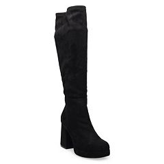 Kohls tall black boots sale