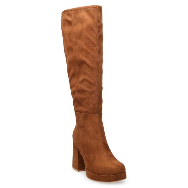SO® Carina Suede Platform Women's Tall Boots