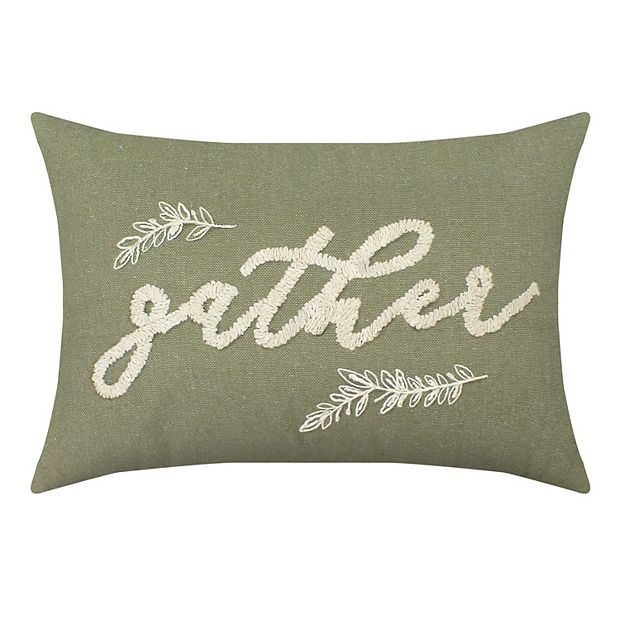 Gather 2025 throw pillow