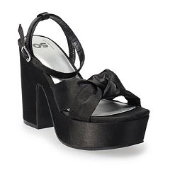 Kohls black strappy on sale heels