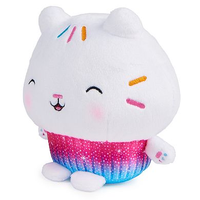 Spin Master Gabby's Dollhouse, 7-inch Cakey Cat Purr-ific Plush Toy