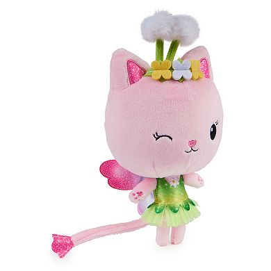 Spin Master Gabby's Dollhouse, 7-inch Kitty Fairy Purr-ific Plush Toy
