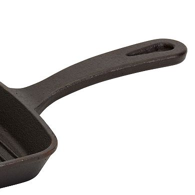 Smith & Clark Pre-Seasoned Cast-Iron Grill Pan