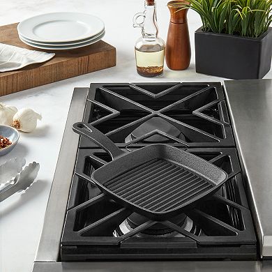 Smith & Clark Pre-Seasoned Cast-Iron Grill Pan