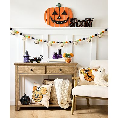 Celebrate Together™ Halloween Disney's Mickey & Minnie Mouse Pumpkin Throw Pillow
