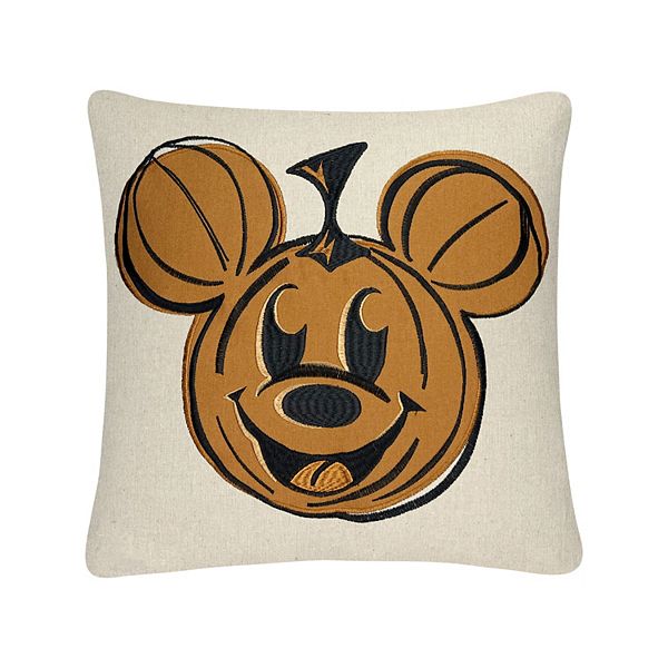 Disney Mickey Mouse and Minnie Mouse Embroidered Decorative Pillows