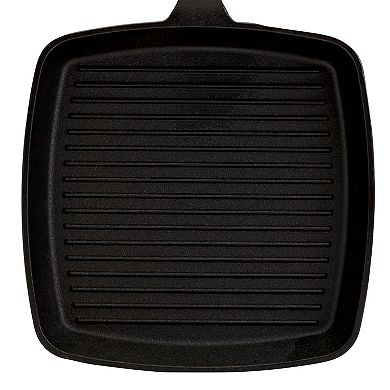 Smith & Clark Pre-Seasoned Cast-Iron Grill Pan