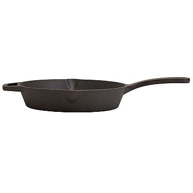 Smith & Clark Pre-Seasoned Easy Care Cast-Iron Frypan with Assist Handle