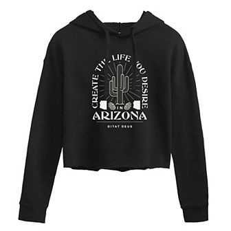 Juniors' Arizona Cropped Hoodie
