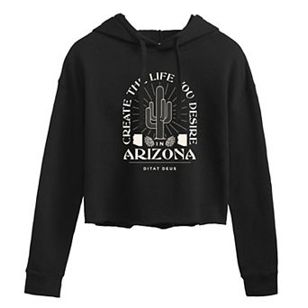 Juniors' Arizona Cropped Hoodie