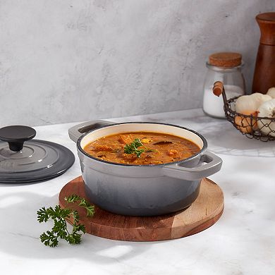 Smith & Clark 1-qt. Enameled Cast-Iron Dutch Oven