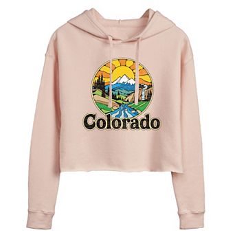 Juniors' Colorado Cropped Hoodie