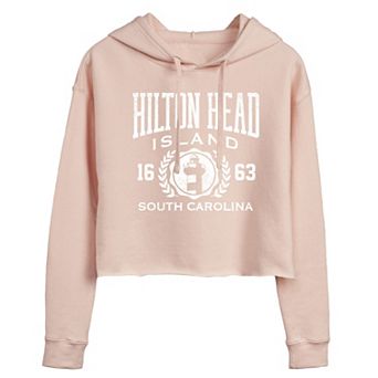 Juniors' Hilton Head Cropped Hoodie