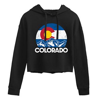 Juniors' Colorado Cropped Hoodie