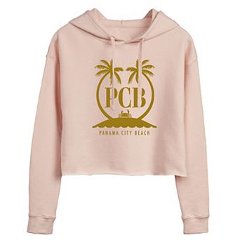 Juniors' Panama City Beach Cropped Hoodie