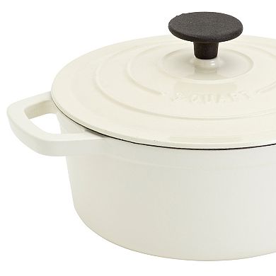 Smith & Clark 3-qt. Enameled Cast-Iron Dutch Oven