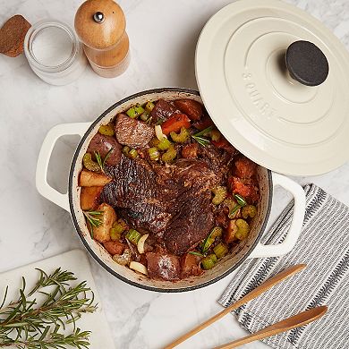 Smith & Clark 3-qt. Enameled Cast-Iron Dutch Oven