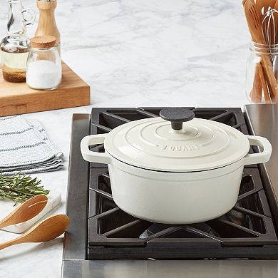 Smith & Clark 3-qt. Enameled Cast-Iron Dutch Oven