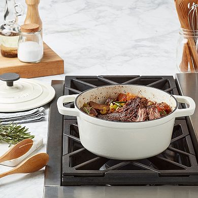 Smith & Clark 3-qt. Enameled Cast-Iron Dutch Oven