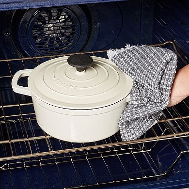 Smith & Clark 3-qt. Enameled Cast-Iron Dutch Oven