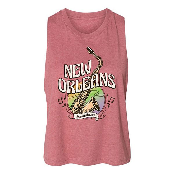 Juniors' New Orleans Racerback Graphic Tank Top