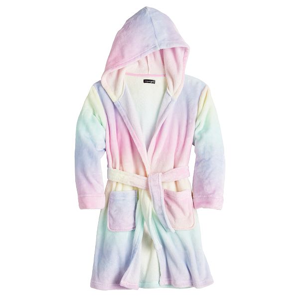 Girls 412 Cuddl Duds® Hooded Robe