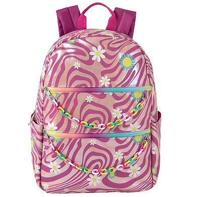 Psychedelic Daisy Double Chain Backpack