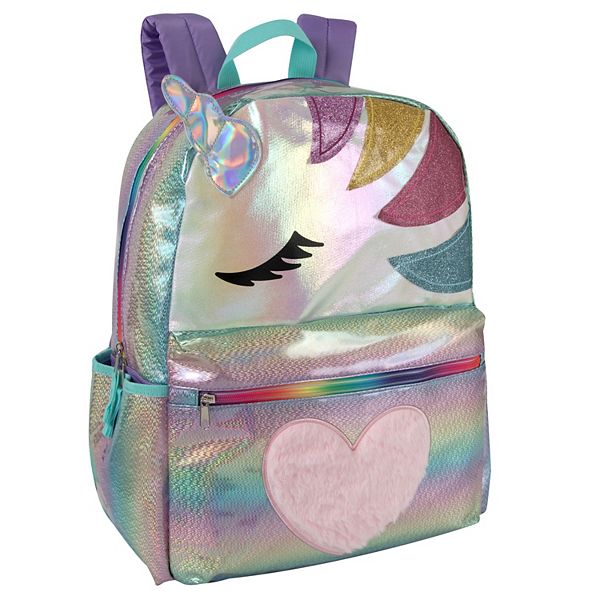 Toddler Backpack for Girls, 12.5” Unicorn Sequin Preschool Bookbag