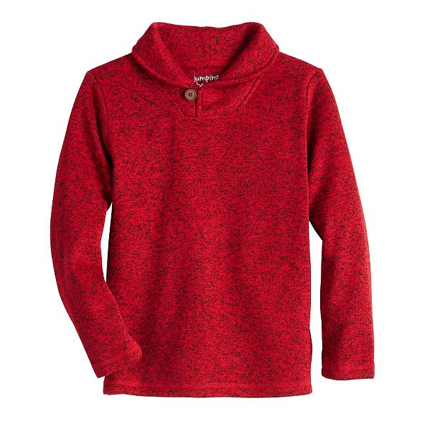 Red discount fleece jumper