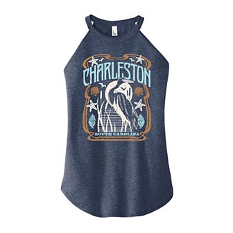 Juniors' South Carolina High Neck Graphic Tank Top
