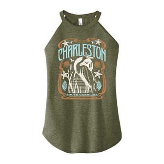 Juniors' South Carolina High Neck Graphic Tank Top