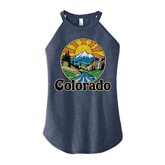 Juniors' Colorado High Neck Graphic Tank Top