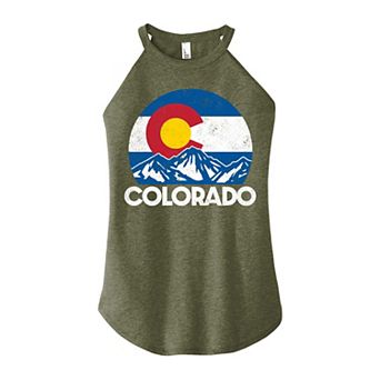 Juniors' Colorado High Neck Graphic Tank Top