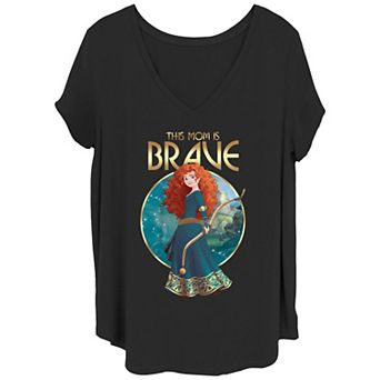 Disney / Pixar's Brave Merida Juniors' Plus Mother's Day V-Neck Graphic Tee