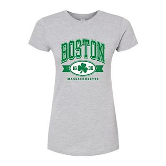 Juniors' Boston Fitted Graphic Tee