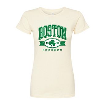 Juniors' Boston Fitted Graphic Tee
