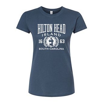 Juniors' Hilton Head Island Fitted Graphic Tee