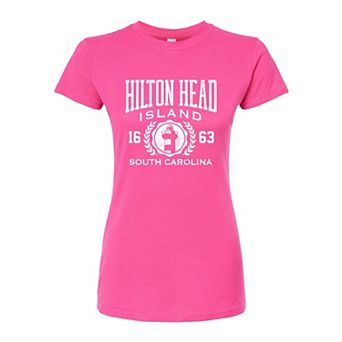 Juniors' Hilton Head Island Fitted Graphic Tee