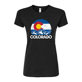Juniors' Colorado Fitted Graphic Tee