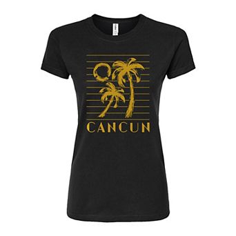 Juniors' Cancun Fitted Graphic Tee