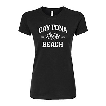 Juniors' Daytona Beach Fitted Graphic Tee