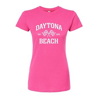 Juniors' Daytona Beach Fitted Graphic Tee