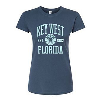 Juniors' Key West Fitted Graphic Tee