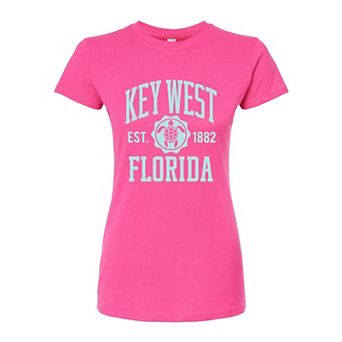 Juniors' Key West Fitted Graphic Tee
