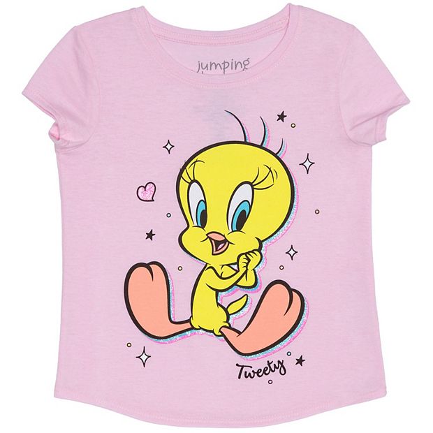 Baby & Toddler Girl Jumping Beans® Tweety Bird Short Sleeve Graphic Tee