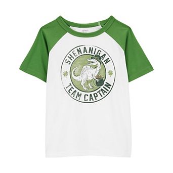 Boys 4-14 Carter's St. Patrick's Day "Shenanigan Team Captain" Graphic Tee