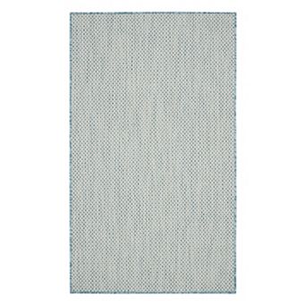 Nourison Courtyard Modern Geometric Indoor Outdoor Rug